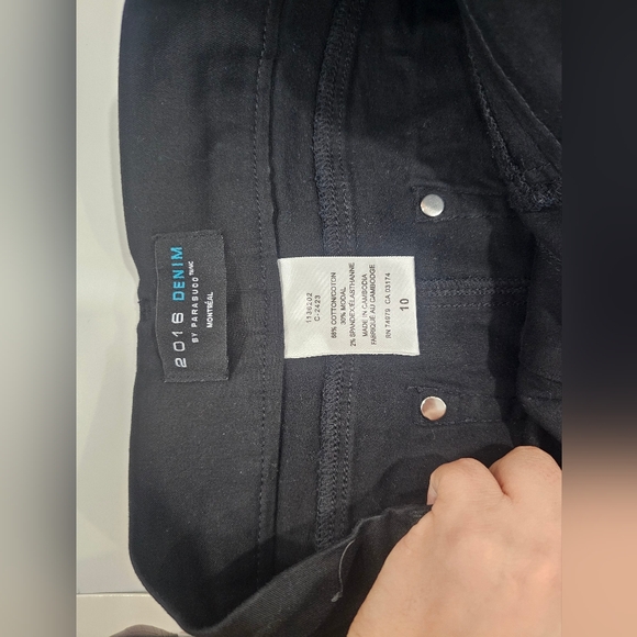 2016 Denim By Parasuco Mid-Rise Straight Corduroy Jeans NWT - Picture 3 of 10